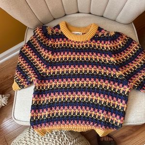 Universal thread short balloon sleeve sweater. Never worn.